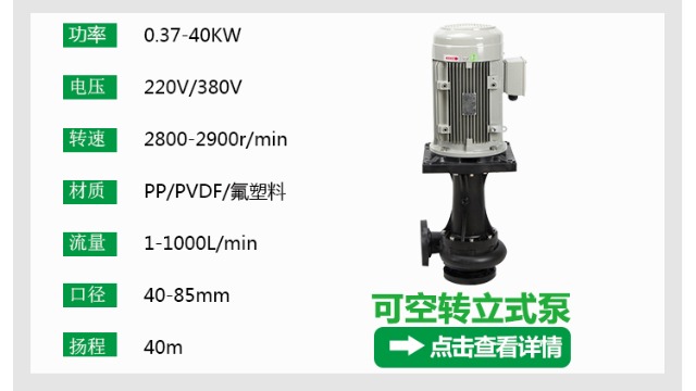 美宝槽内立式泵