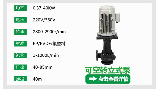 防腐液下泵适用于哪些行业的应用？